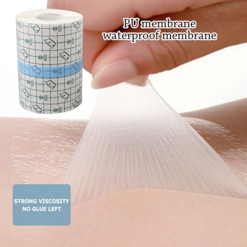 PU film Sticker Transparent Tape Stretch Adhesive Bandage Waterproof Bandage - Photo 1/21