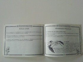 Notice Jeu Nintendo NES Les Schtroumpfs Version FRG (Fran&ccedil;ais & Suisse) 