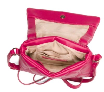 ZAUKNYA Women's Quilted Crossbody Bag – Vegan Leather With Wide Guitar Strap