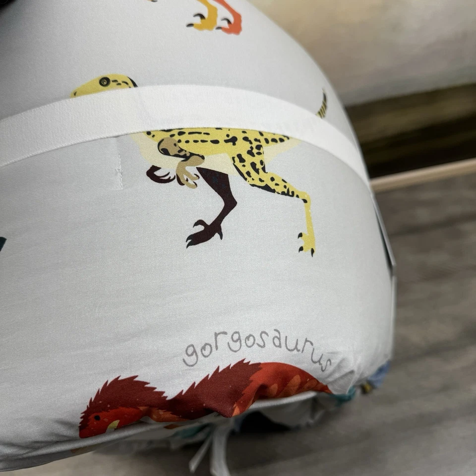 Pottery Barn Kids Finn Dino Dinosaur Quilt Comforter Twin Multicolor NWT Read - Image 4 of 4