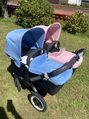 bugaboo donkey twin pink