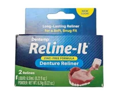 D.O.C. Reline-It Denture Reline Kit - 2 Repairs/Count