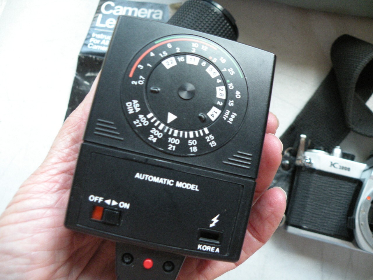 Pentax Asahi K1000 35mm SLR Camera Kit w/ JC Penney Lens Made in Japan