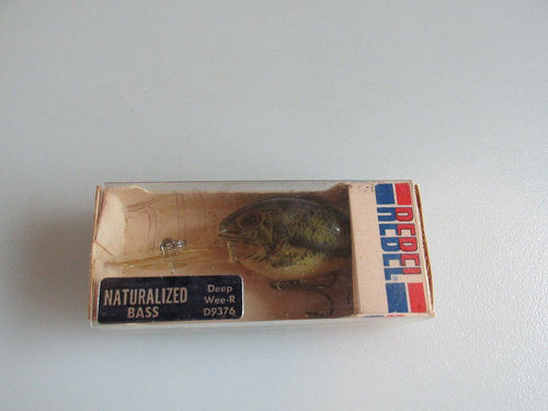 Box #3 Rebel Deep Wee R D9376 Naturalized Bass Color New In Box - Picture 1 of 8
