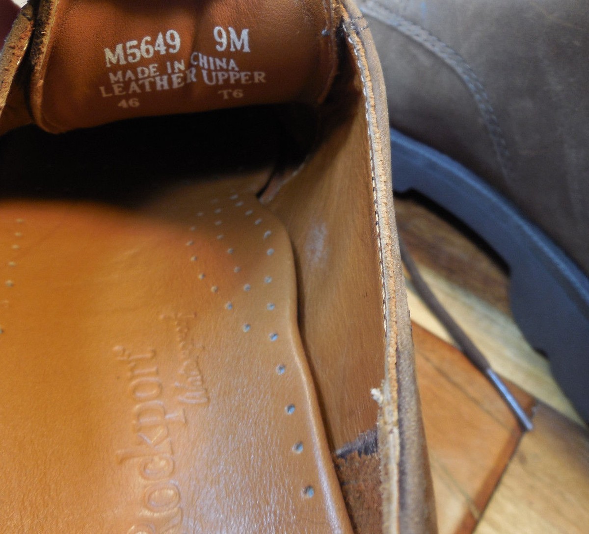 Rockport Waterproof Brown Nubuck Leather Oxfords Men\'s 9 Wide #M5649 s-l1200.jpg main image 2