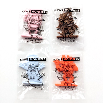 KAWS × General Mills Monster 4体セット KAWS Monsters Cereal Figures Set Of 4 NEW SEALED General Mills