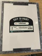 Letterhead Border Computer Printer Paper 100 Sheets 8.5" x 11" - Pick favorite
