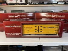BACHMANN BIG HAULERS G SCALE 93248 D&RGW DENVER&RIO GRANDE WOODSIDED REEFER NIB