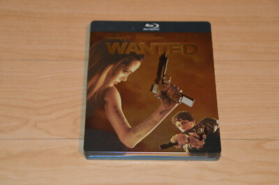 Wanted Limited Steelbook Blu-ray, Mcavoy, Jolie, Freeman, guter Zustand