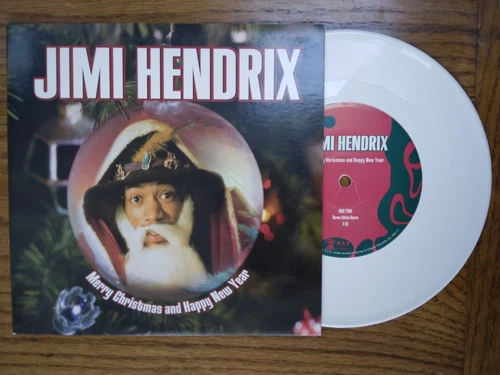 JIMI HENDRIX ~Merry Christmas and a Happy New Year  7" White Vinyl M/M Un-played