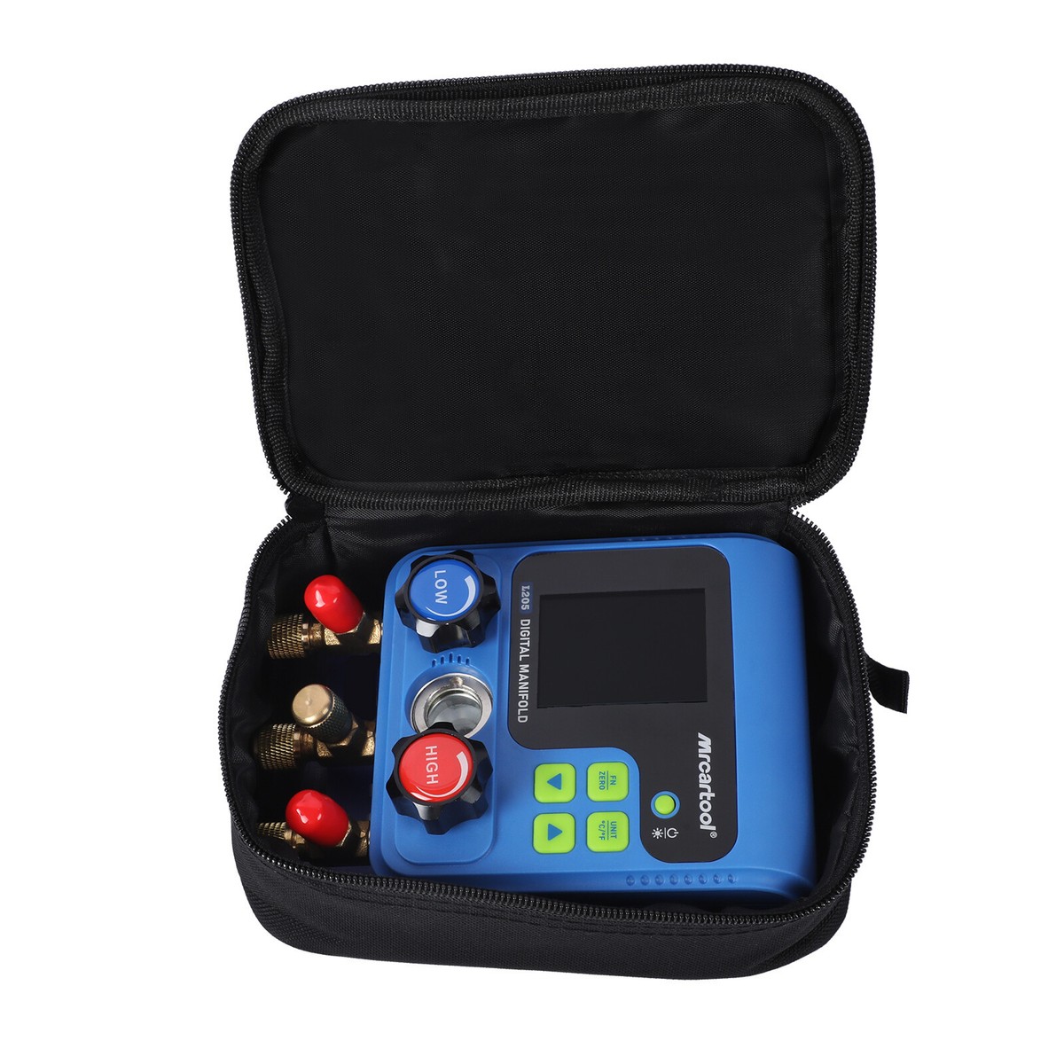 Digitales Klimamanometer Set MRCARTOOL L302 – Für Kältemittel, KFZ-Service