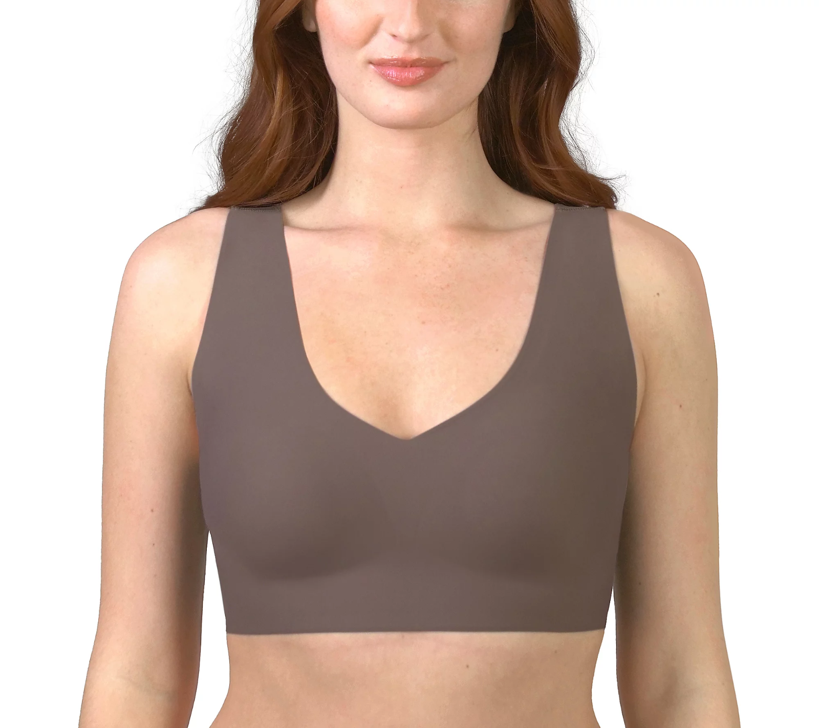 Anti x Proof Wirefree Lounge Bra Brown XL
