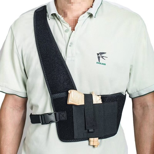 Adjustable Black Right Drop Leg Holster Tactical Thigh Underarm Pistol Gun Pouch - Picture 3 of 17