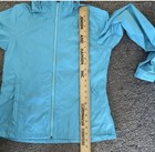 Women's Columbia Wind Breaker Rain Jacket with Hood Size Medium Aqua *preowned* — photo 9