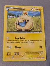 Carte Pokemon Française Wattouat 38/114 xy offensive vapeur 