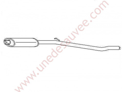Central Exhaust Silencer Peugeot 205 GTI CTI 1.9 1.6 1.3 RALL