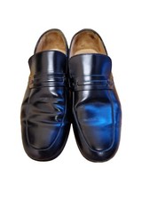 Pierre Cardin Mens Black Leather Shoes, UK 7.5, EU 42, US 10, AU 8.5.