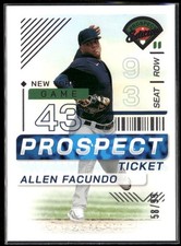 2024 Panini Prospect Edition #2 Allen Facundo - Prospect Ticket Purple /99