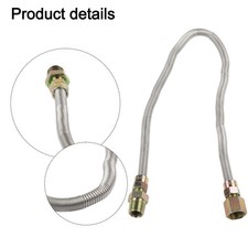 12 Inch OD Flexible Gas Line Connector Kit for Fire Pits with Flare Fittings