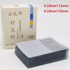 100pcs Acupuncture YUNLONG Cloud Dragon Needle with No Tube Foil Wrapped 0.18mm