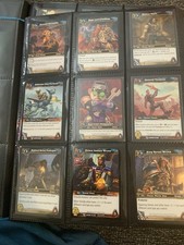 World Of Warcraft TCG For The Alliance 9 Card Epic Lot