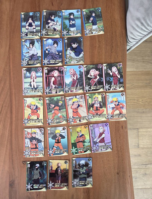 Naruto Kayou Team 7 Evolution MASTER Set 27 Stk Naruto Sasuke Kakashi Sakura GR