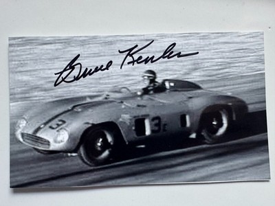 Bruce Kessler   - Formel 1  - original Autogramm - Größe 15 x 9  cm