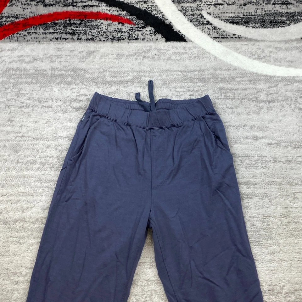 Pantalones Jogger Icebreaker Lana Merino Damas Pequeños Azul Caminata Preppy Mujeres 30x26 Foto 2 de 4