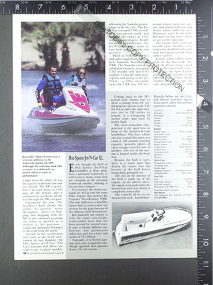 1991 short FEATURE on Hot Sports Jet-N-Cat XL PWC personal water craft jet ski