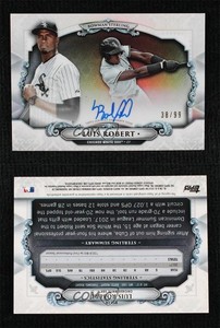 2018 Bowman Chrome Bowman Sterling Continuity Auto /99 Luis Robert #BSA-LR Auto