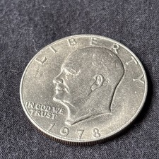 1978 Eisenhower Silver Dollar No Mint Mark
