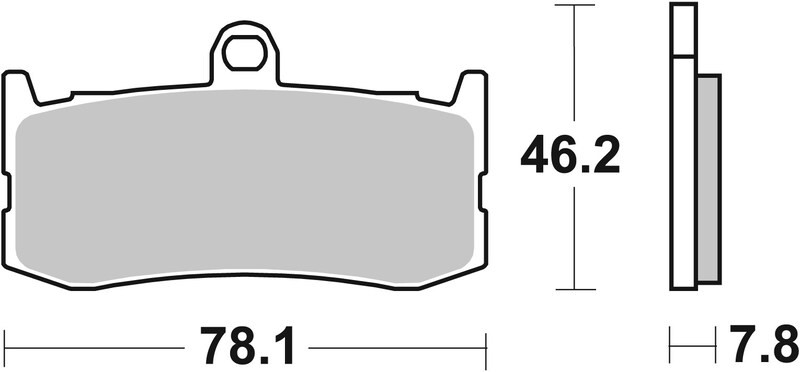 Plaquettes de frein Brembo carbone céramique 07GR06RC d'ingénierie italienne