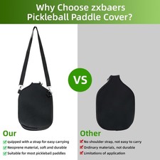 2PCS Pickleball Paddle Cover, Universal Pickleball Racket Sleeve Neoprene wit...