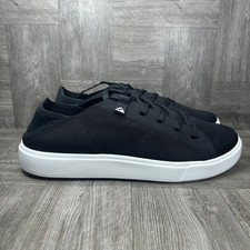 Zapatillas deportivas Reef Terramar para hombre 12 negras tejidas textiles bajas informales NUEVAS