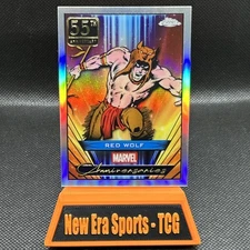 Red Wolf 2025 Topps Chrome Marvel - 55th Anniversary Refractor SP