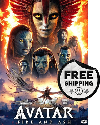 DVD Avatar: Fire and Ash (2025)Sci-Fi Action Adventure | Region Free | Eng Subs