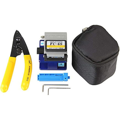 Fiber Tool Kit 3 in 1 mit FC-6S Fiber Cleaver und Stripper für Glasfaser