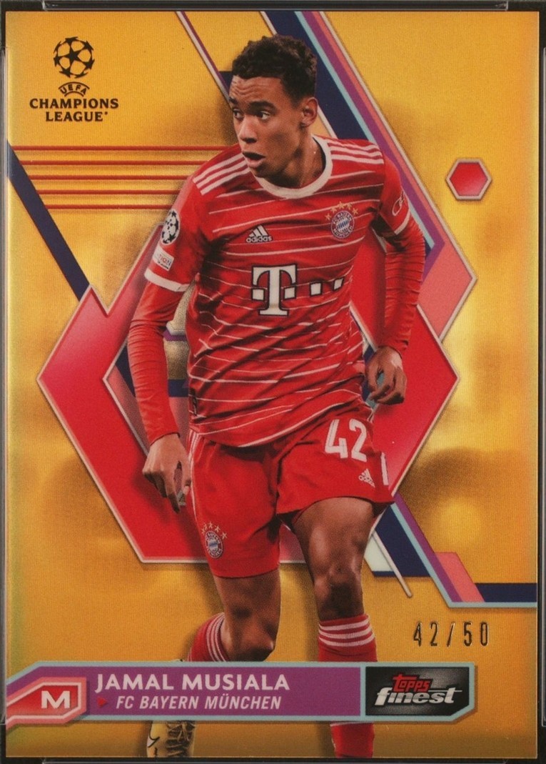 2022-23 Topps Finest UEFA Club Competitions - Jamal Musiala #82