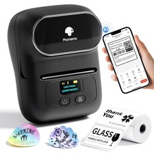 M110 Label Makers - Barcode Label Printer Bluetooth Label Maker Portable Ther...