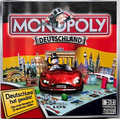 Monopoly Deutschland Parker 8+ 2-6 Spieler 2007 nicht komplett