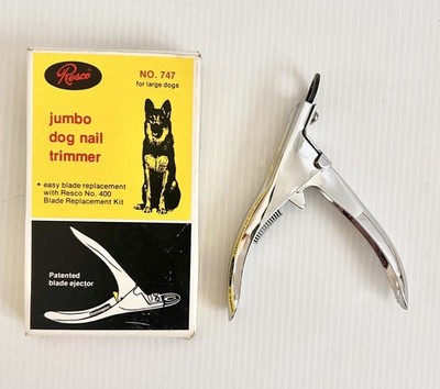 VTG Heavy Duty RESCO Dog Pet Jumbo Nail Trimmer Clipper Large Claw Toenail USA