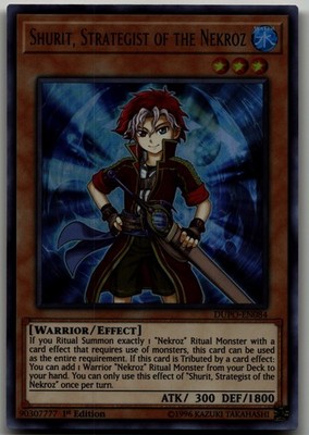 Shurit, Strategist of the Nekroz Ultra Rare Duel Power DUPO-EN084 LP