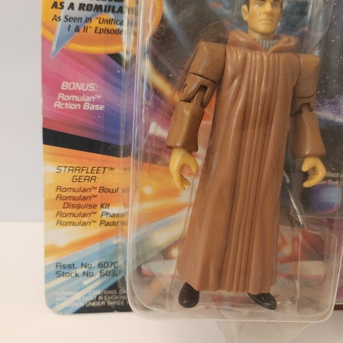1994 Star Trek Picard as Romulan Figure The Next Generation Playmates NEW VTG - Picture 3 of 8