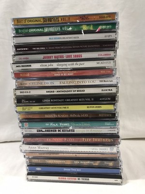 Lot of 20Assorted CDs Pop Easy Listening  Wholesale Bulk Elton John America