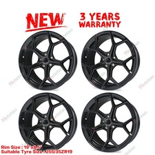 4pcs New 198.5 Rs6 Rs7 Style Wheels Fit For Audi A5 A7 S5 S7 Rims Matte Black