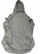 Reebok Women's Gray Hoodie with Thumb Holes