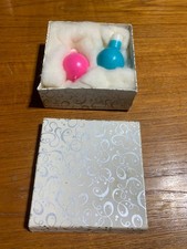 Vintage Baby Reveal Candles Pink  Blue See Pictures FREE SHIPPING 