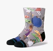 NWT Stance Willy Wonka By Jay Howell Wonka Kids Casual Crew Socks L (3-5.5)