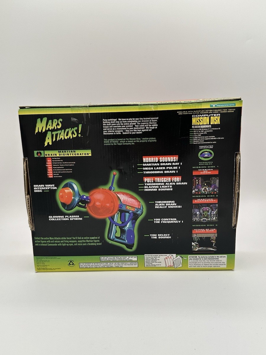 Trendmasters 1996 Mars Attacks Martian Brain Disintegrator Trendmasters 1996 Mars Attacks Martian Brain Disintegrator