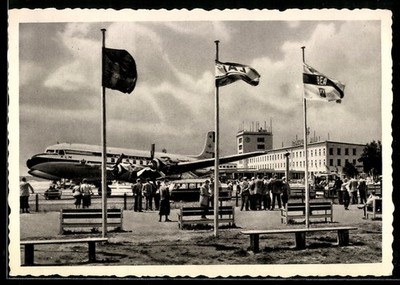 Frankfurt /Main, Der Flughafen, Ansichtskarte 